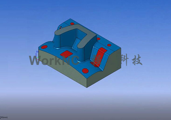 WorkNC自动化cam编程软件 worknc自动识别残留毛坯功能 WORKNC支持残留毛坯导入UG 编程教程 上海强互